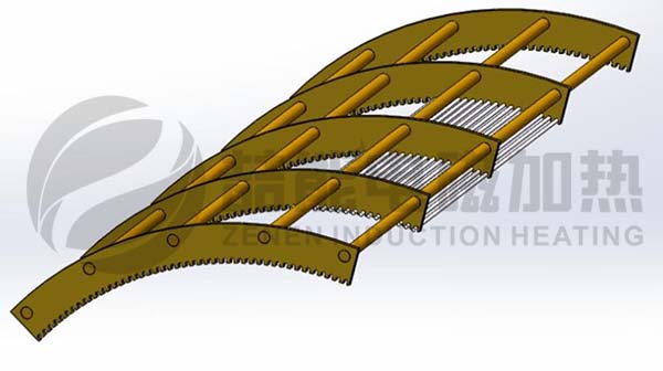 外置式電磁加熱結(jié)構(gòu)設(shè)計(jì)示意圖